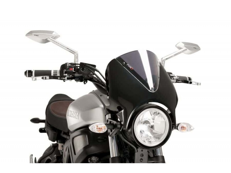 Windshield PUIG RETROVISION 9560H matt black smoke