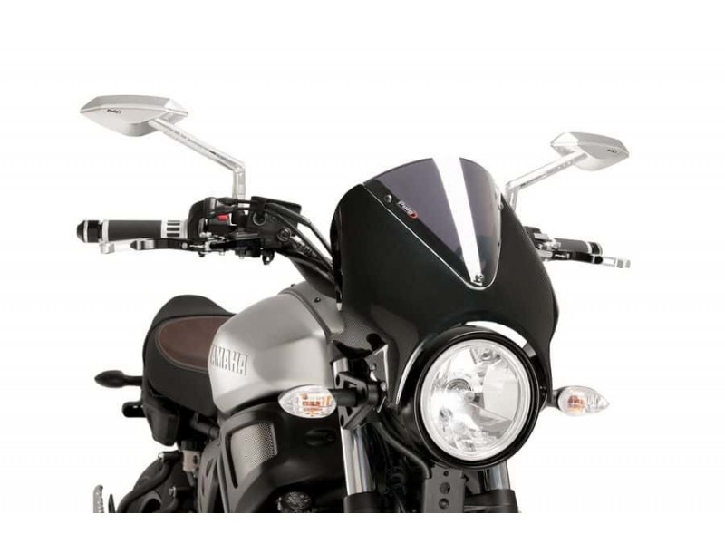 Windshield PUIG RETROVISION 9561H carbon look smoke