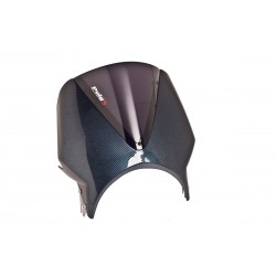 Windshield PUIG RETROVISIONS 003CF carbon look dark smoke Windshield PUIG RETROVISIONS 003CF carbon look dark smoke