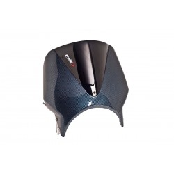 Windshield PUIG RETROVISIONS 003CN carbon look Negru