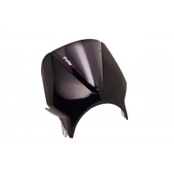 Windshield PUIG RETROVISIONS 003NF matt black dark smoke Windshield PUIG RETROVISIONS 003NF matt black dark smoke