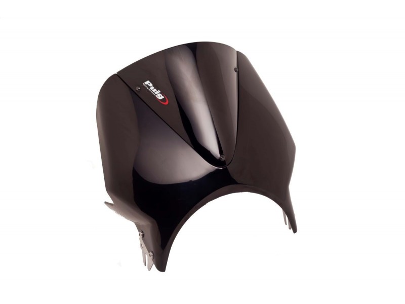 Windshield PUIG RETROVISIONS 003NN matt black Negru