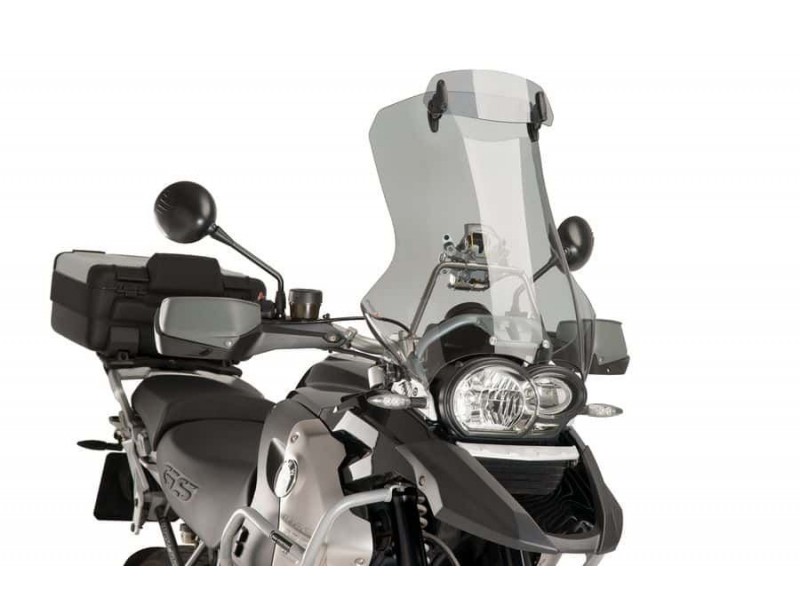 Multiadjustable visor PUIG 6007H fixed by screws smoke Multiadjustable visor PUIG 6007H fixed by screws smoke