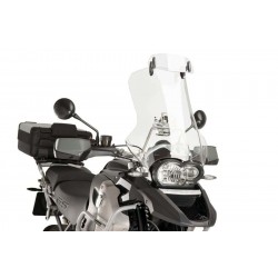Multiadjustable visor PUIG 6319W clip-on transparent Multiadjustable visor PUIG 6319W clip-on transparent