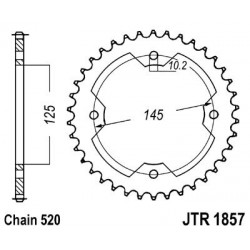 Foaie spate JT JTR 1857-38 38T, 520 Foaie spate JT JTR 1857-38 38T, 520