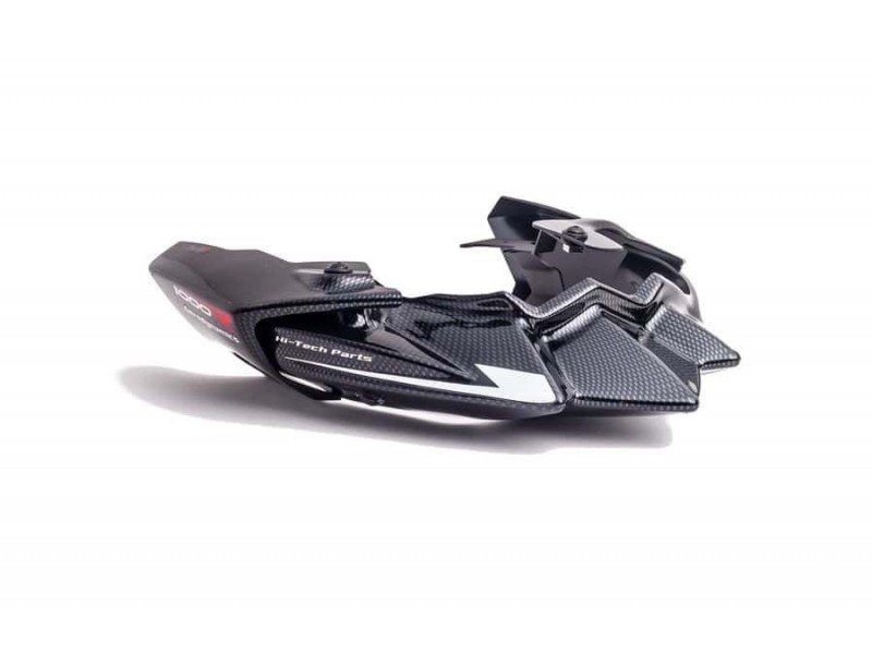 Engine spoiler PUIG 4696C carbon look stickers included