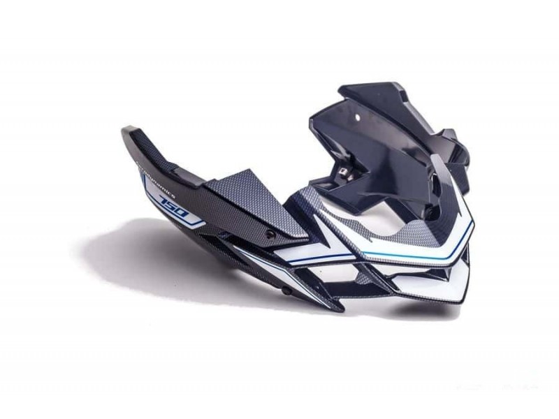 Engine spoiler PUIG 5682C carbon look stickers included