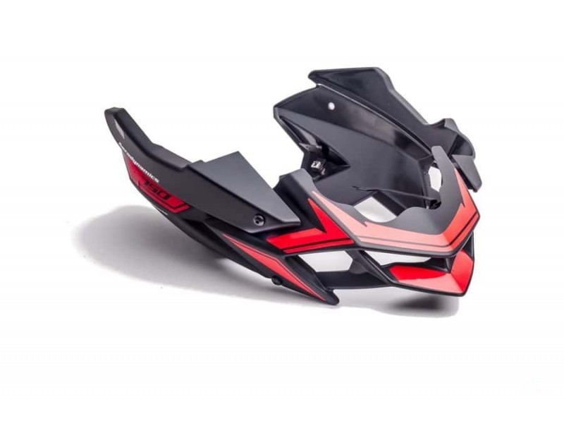 Engine spoiler PUIG 5682J matt black stickers included