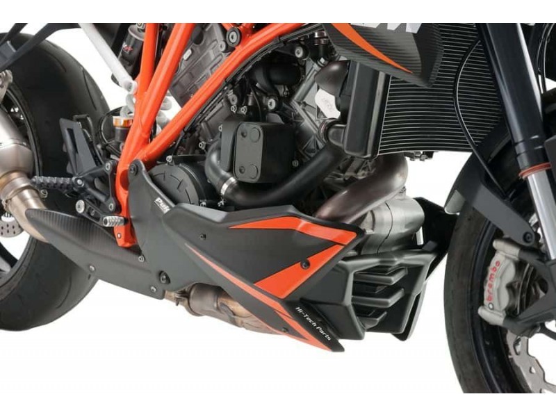 Engine spoiler PUIG 7573J matt black stickers included