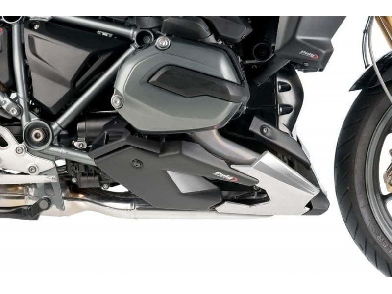 Engine spoiler PUIG 7690J matt black stickers included