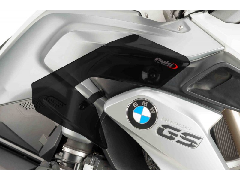 Lower deflector PUIG 9848F dark smoke