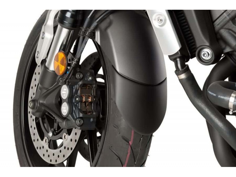 Front fender extension PUIG 9184N Negru