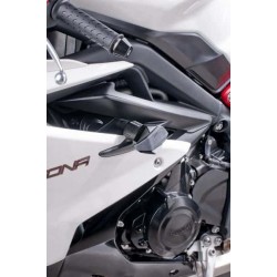 Frame sliders PUIG R12 6570N black with grey rubber Frame sliders PUIG R12 6570N black with grey rubber