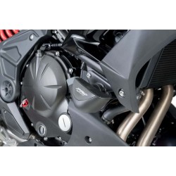 Frame sliders PUIG PRO 7702N black with grey rubber Frame sliders PUIG PRO 7702N black with grey rubber