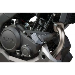 Frame sliders PUIG R12 7723N black with grey rubber Frame sliders PUIG R12 7723N black with grey rubber