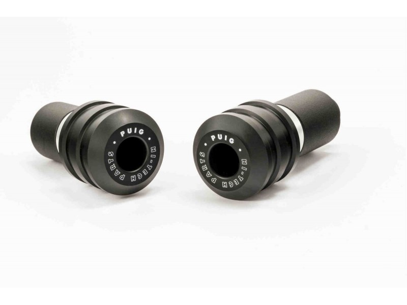 Frame sliders PUIG VINTAGE 8593N black with grey rubber