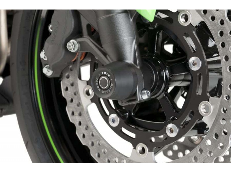 Axle sliders PUIG 8654N Negru color caps included