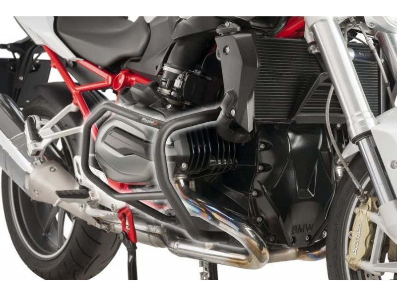 Engine guards PUIG 7768N d 25mm Negru
