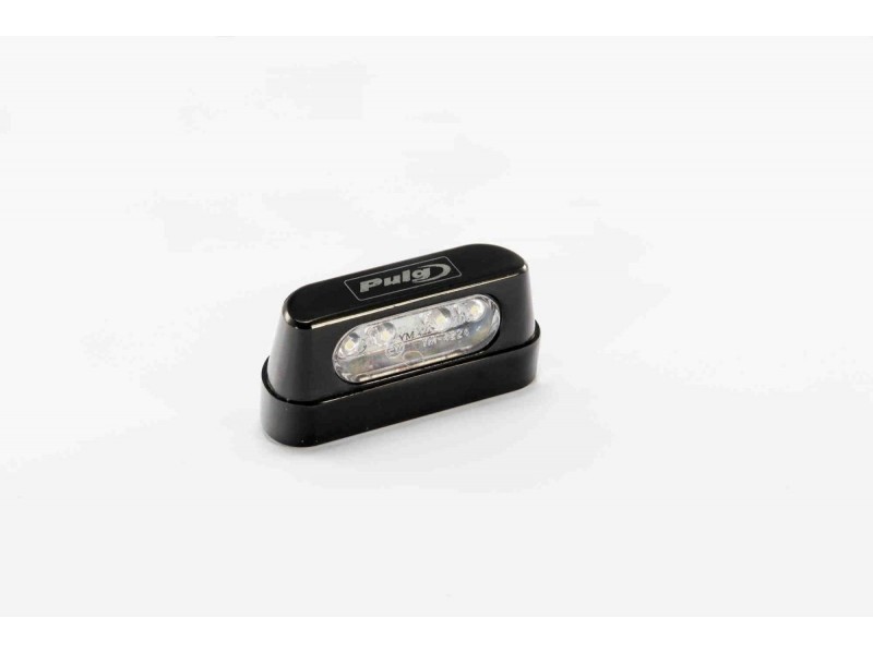 Licence support light PUIG 4645N Negru alu with LEDs
