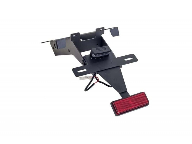 Adjustable license support PUIG 4733N Negru