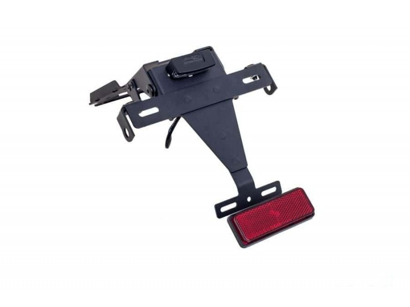 Adjustable license support PUIG 5046N Negru