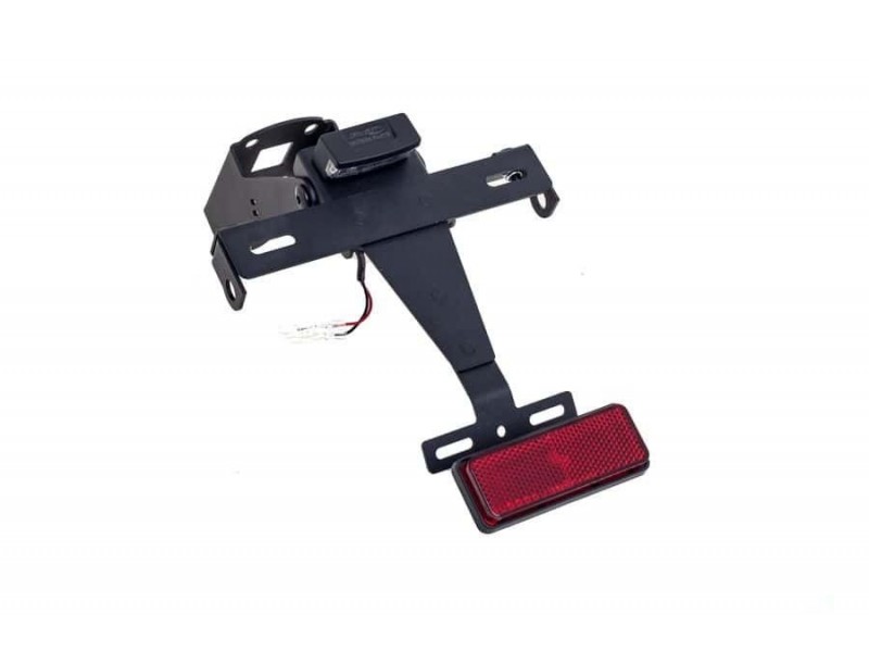 Adjustable license support PUIG 5735N Negru