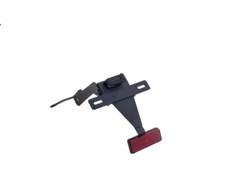 Adjustable license support PUIG 6092N Negru
