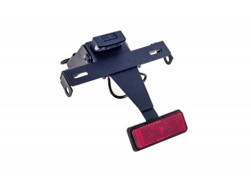 Adjustable license support PUIG 6548N Negru