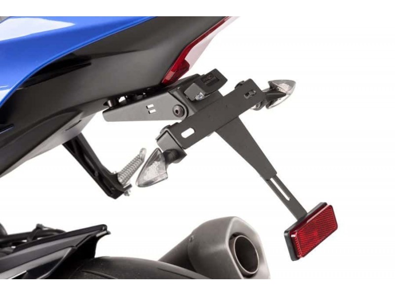 Adjustable license support PUIG 7798N Negru