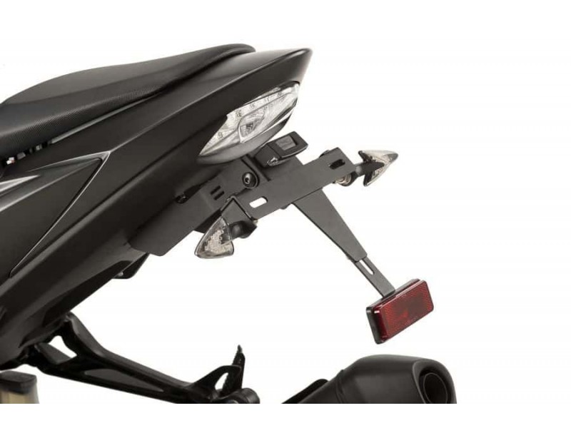 Adjustable license support PUIG 9422N Negru
