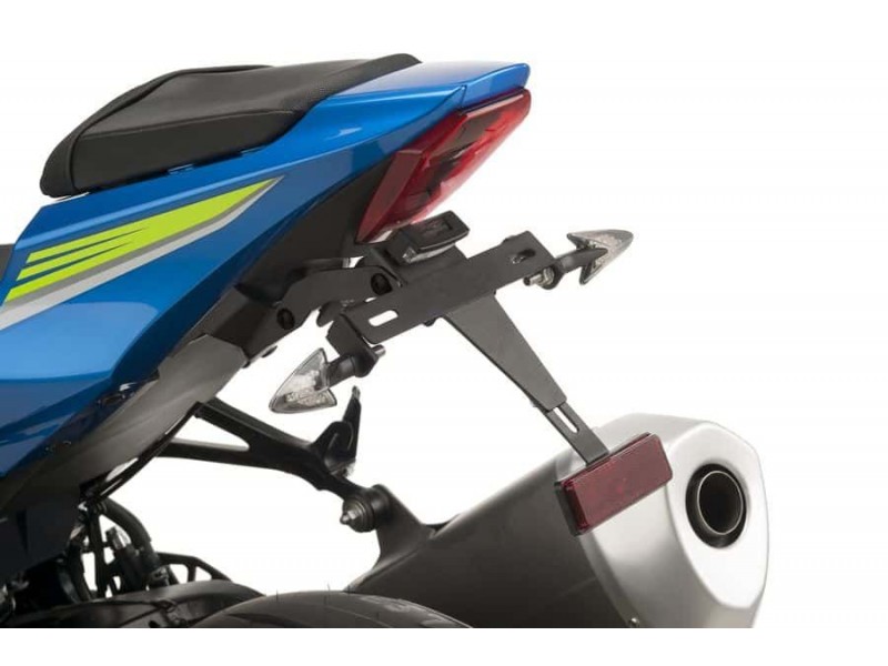 Adjustable license support PUIG 9451N Negru