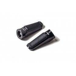 Footpegs without adapters PUIG SPORT 7318N Negru with rubber Footpegs without adapters PUIG SPORT 7318N Negru with rubber
