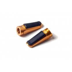 Footpegs without adapters PUIG SPORT 7318O auriu with rubber Footpegs without adapters PUIG SPORT 7318O auriu with rubber