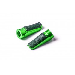 Footpegs without adapters PUIG SPORT 7318V verde with rubber Footpegs without adapters PUIG SPORT 7318V verde with rubber