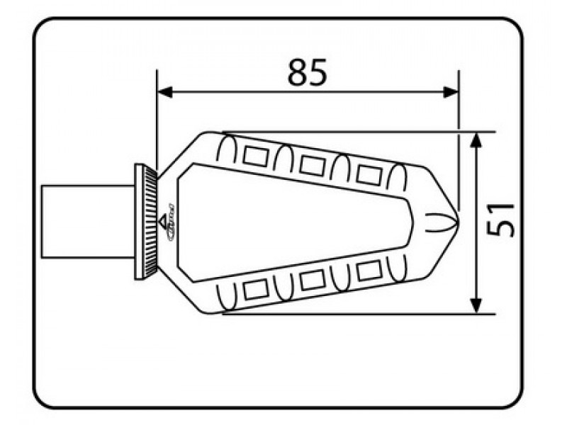 Footpegs without adapters PUIG TRAIL 7319R Rosu with rubber Footpegs without adapters PUIG TRAIL 7319R Rosu with rubber
