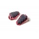 Footpegs without adapters PUIG TRAIL 7319R Rosu with rubber Footpegs without adapters PUIG TRAIL 7319R Rosu with rubber