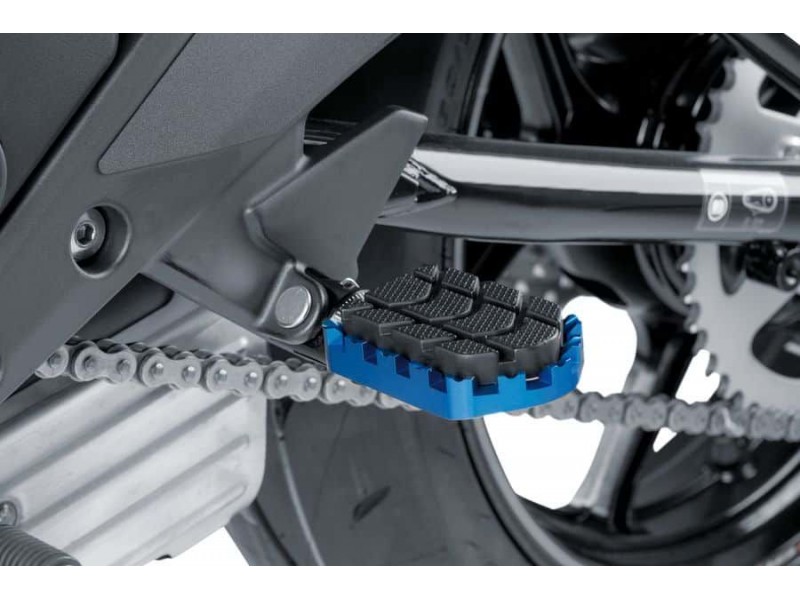 Footpegs without adapters PUIG ENDURO 7587A Albastru with rubber Footpegs without adapters PUIG ENDURO 7587A Albastru with rubber