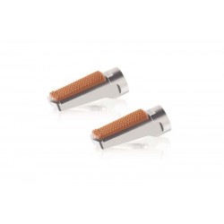 Footpegs without adapters PUIG SPORT VINTAGE 9189P argintiu Footpegs without adapters PUIG SPORT VINTAGE 9189P argintiu