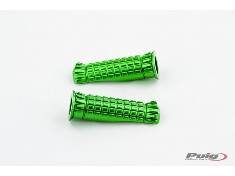 Footpegs without adapters PUIG R-FIGHTER 9192V verde Footpegs without adapters PUIG R-FIGHTER 9192V verde