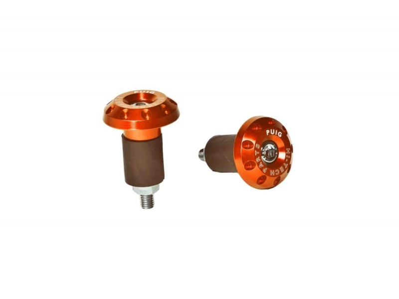 Universal bar ends PUIG RACE 6222T portocaliu D 13-18mm Universal bar ends PUIG RACE 6222T portocaliu D 13-18mm