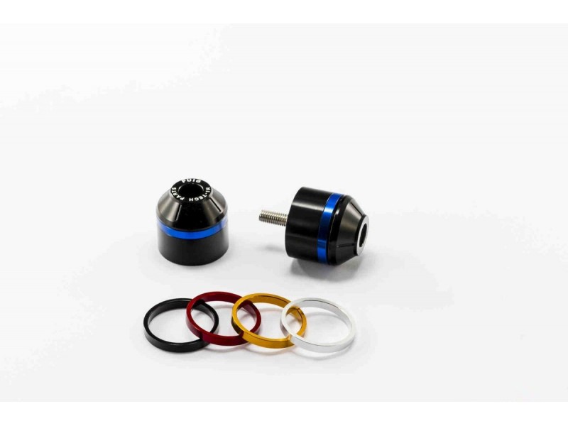 Bar ends PUIG SHORT WITH RING 8011N colour rings included