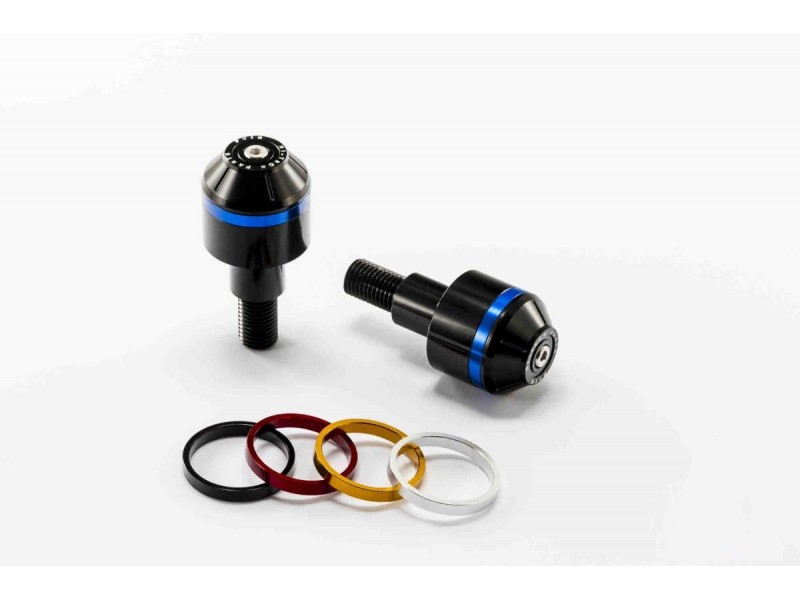 Bar ends PUIG SHORT WITH RING 8016N colour rings included