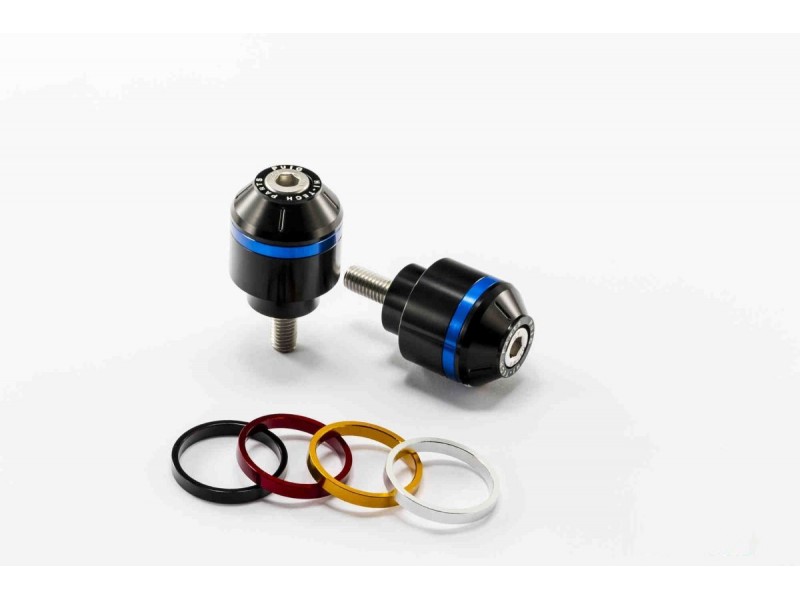 Bar ends PUIG SHORT WITH RING 8017N colour rings included