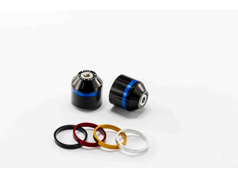 Bar ends PUIG SHORT WITH RING 8018N colour rings included