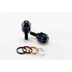 Bar ends PUIG SHORT WITH RING 8019N colour rings included