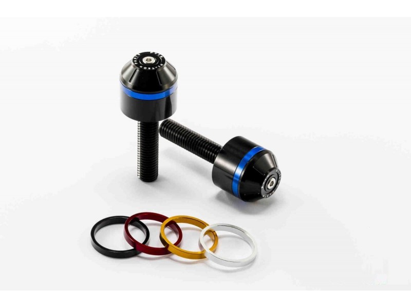 Bar ends PUIG SHORT WITH RING 8021N colour rings included