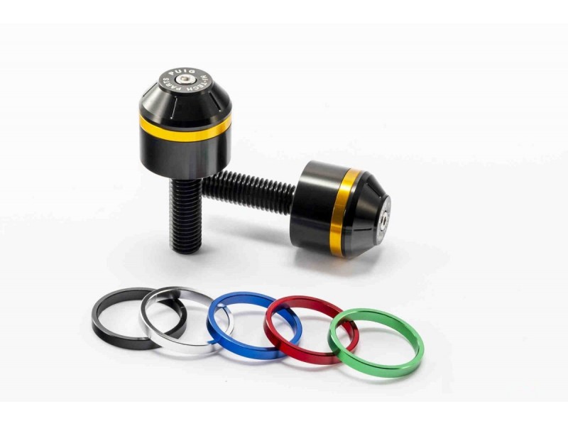 Bar ends PUIG SHORT WITH RING 8024N colour rings included