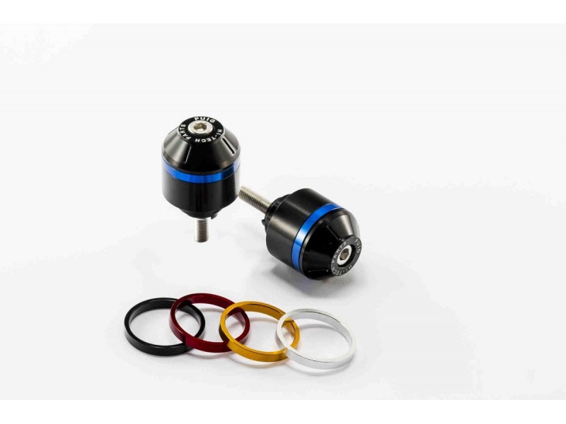 Bar ends PUIG SHORT WITH RING 8070N colour rings included