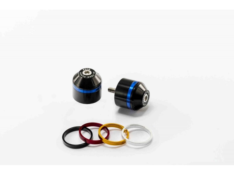 Bar ends PUIG SHORT WITH RING 8159N colour rings included