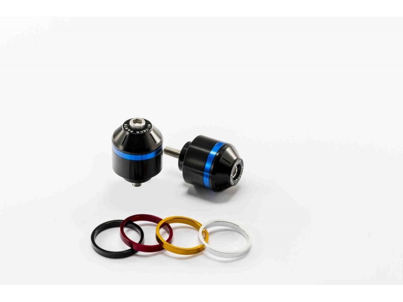 Bar ends PUIG SHORT WITH RING 8160N colour rings included